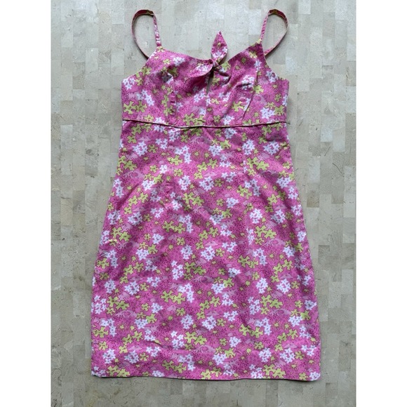Lilly Pulitzer Dresses & Skirts - Lilly Pulitzer Vintage 90 Y2K Happy Hippo Pink White Label Mini Dress Babydoll 0